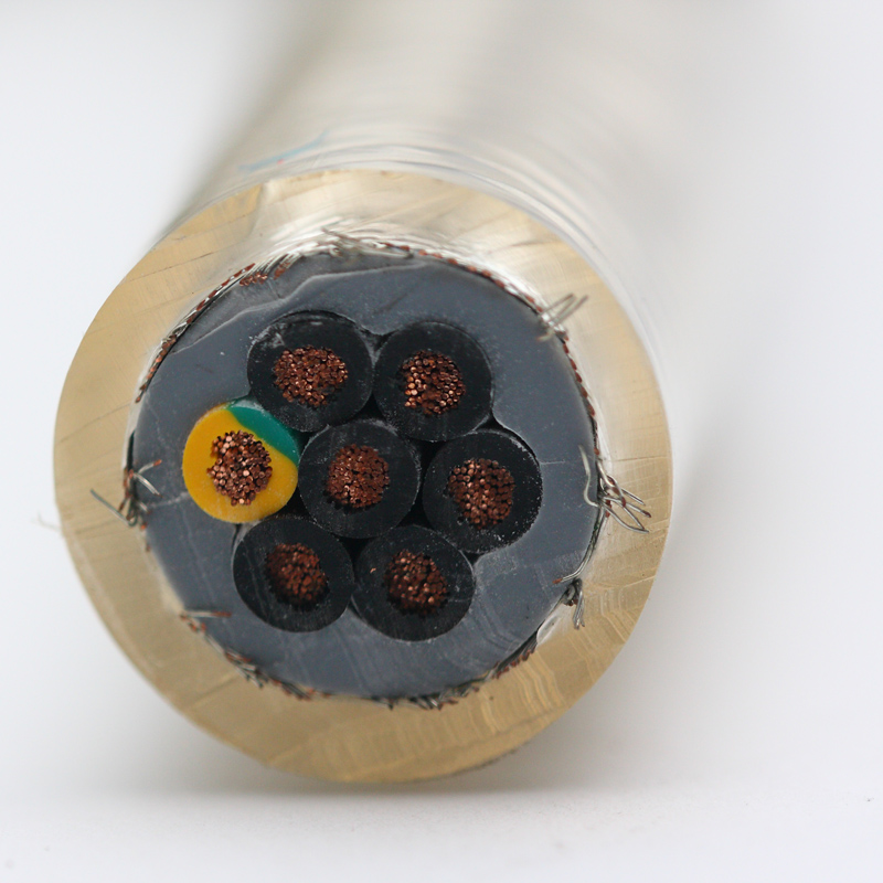 KC 540 P PUR 控制電纜，無(wú)鹵，耐油，彩色芯線